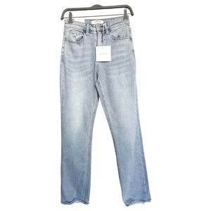 Lovervet 90's Vintage Straight Size 26 Light Wash Distressed
